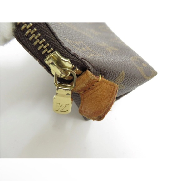 LOUIS VUITTON Pochette Bag Cosmetic Makeup Pouch PM Monogram - Picture 11 of 16